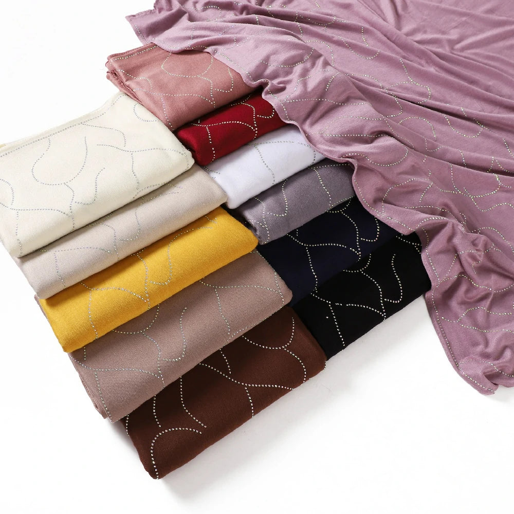 12colour Rhinestone Scarf