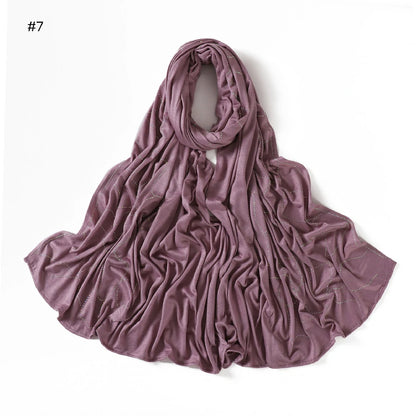 pink Rhinestone Scarf