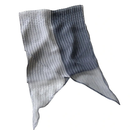 Wholesale Soft Breathable Striped Skinny Scarf Summer Lightweight Neckwear