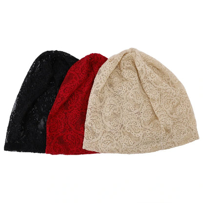 Wholesale Stretchy Lace Underscarf Hijab Bonnet Islamic Inner Cap for Women