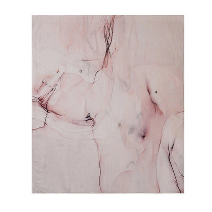 Wholesale Stylish Modal Soft Pastel Marble Print Hijab Fluid Ink Abstract Scarf