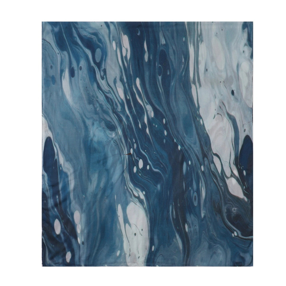 Wholesale Stylish Modal Soft Pastel Marble Print Hijab Fluid Ink Abstract Scarf