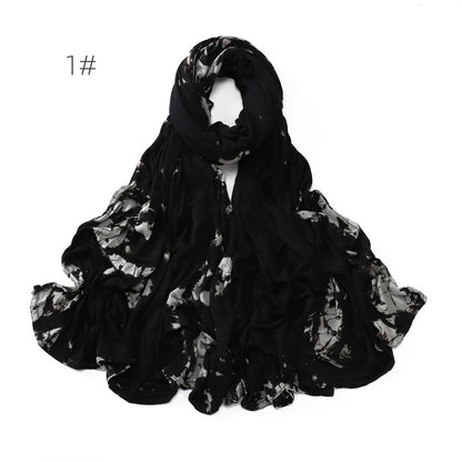 Wholesale Tie Dye Jersey Hijab Rainbow Stretchy Modal Scarf