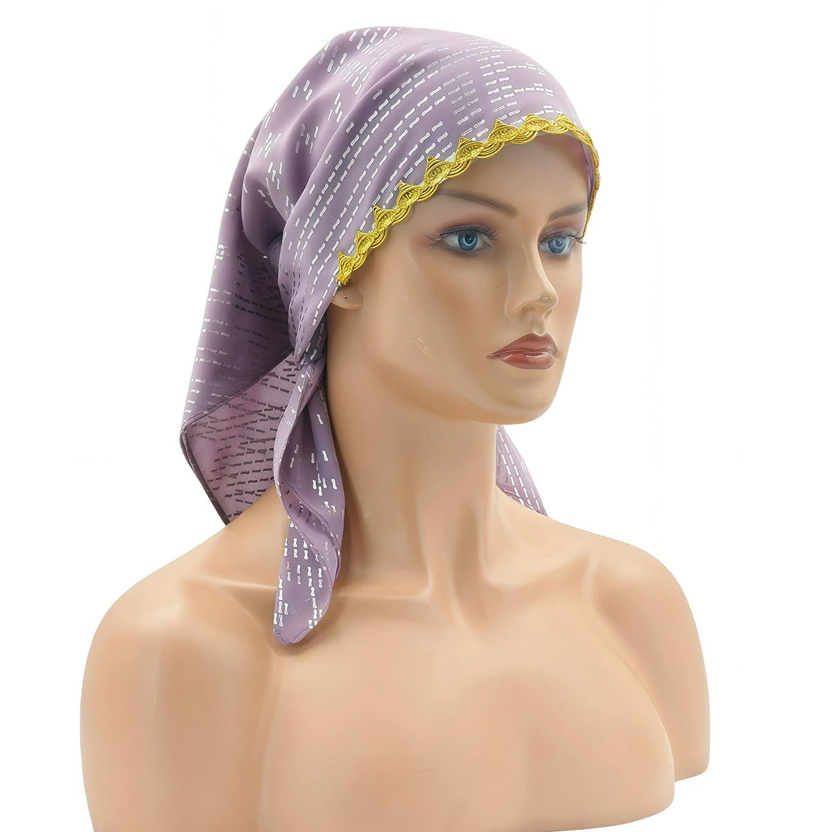 Pink Hot Stamping Headscarf