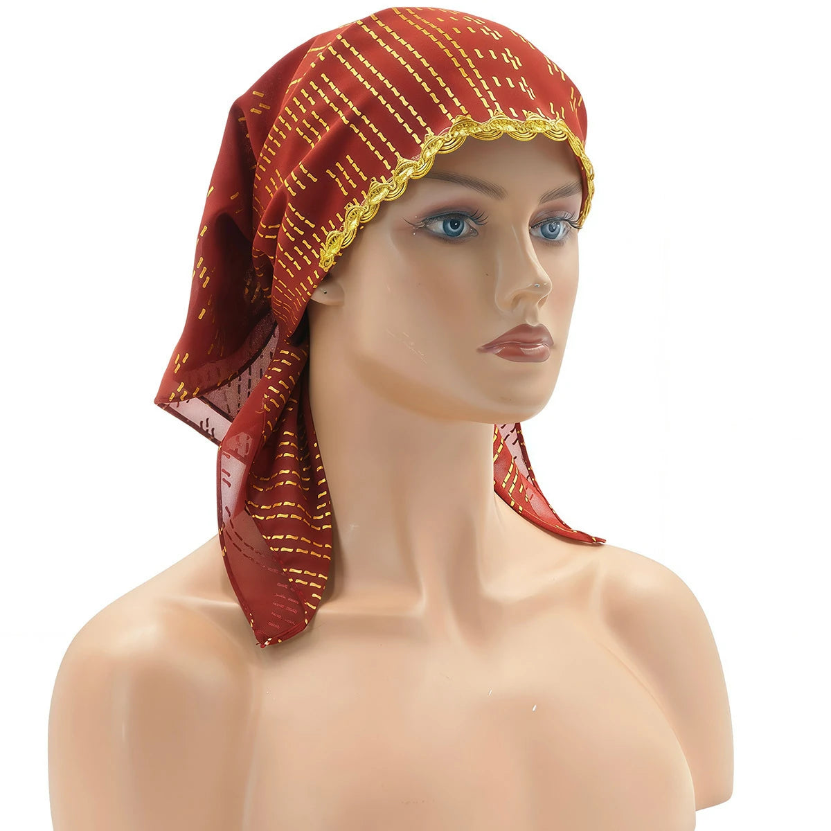 Red Hot Stamping Headscarf