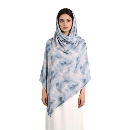 Wholesale Women's Lightweight Tie Dye Marble Scarf Shawl Wrap Pastel Colors