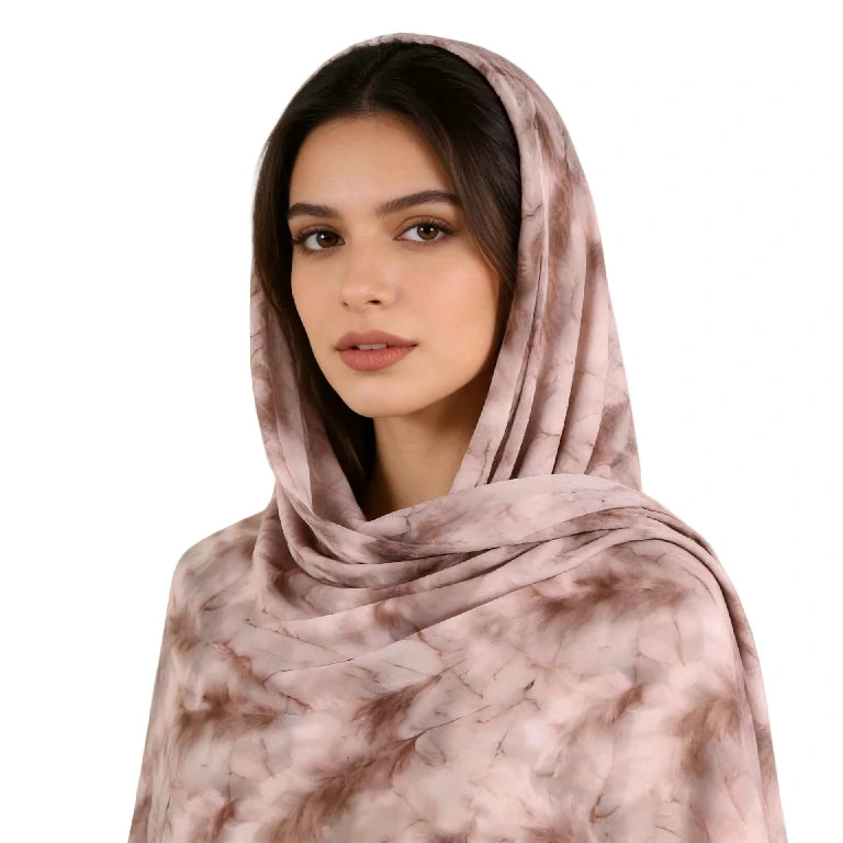 Wholesale Women's Lightweight Tie Dye Marble Scarf Shawl Wrap Pastel Colors