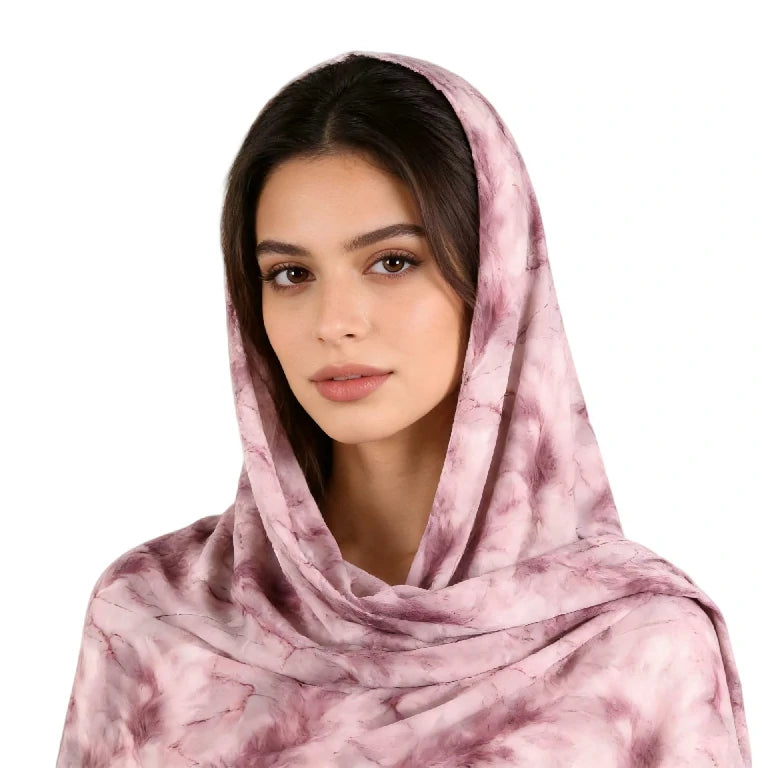 Wholesale Women's Lightweight Tie Dye Marble Scarf Shawl Wrap Pastel Colors