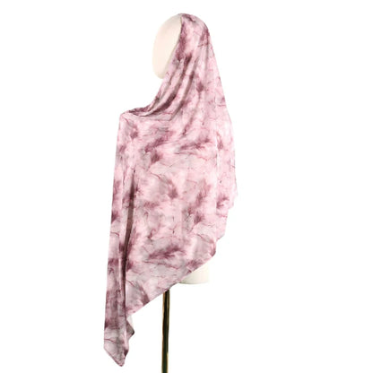 Wholesale Women's Lightweight Tie Dye Marble Scarf Shawl Wrap Pastel Colors