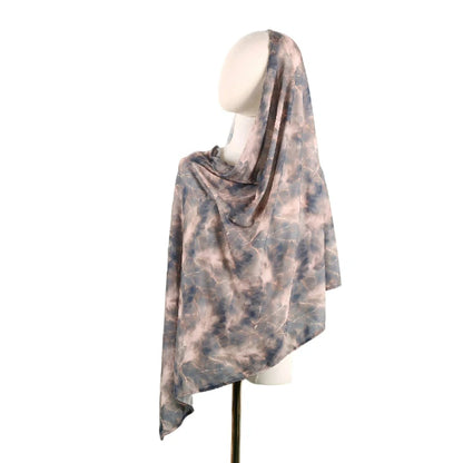 Wholesale Women's Lightweight Tie Dye Marble Scarf Shawl Wrap Pastel Colors