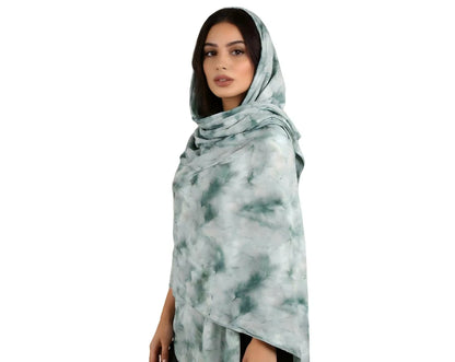 Wholesale Women's Lightweight Tie Dye Marble Scarf Shawl Wrap Pastel Colors