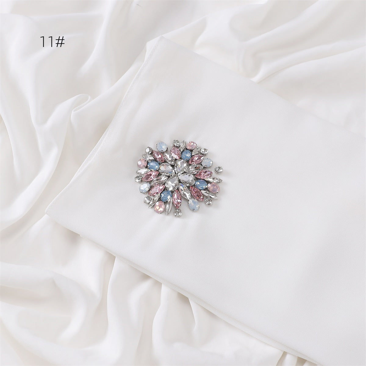 Wholesale Women's Rhinestone Modest Fashion Chiffon Cloud Dancer Hijab Scarf