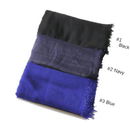Wholesale Women's bohemian Fringe Scarf Solid Color Viscose Hijab