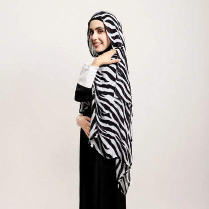 Zebra print hijab