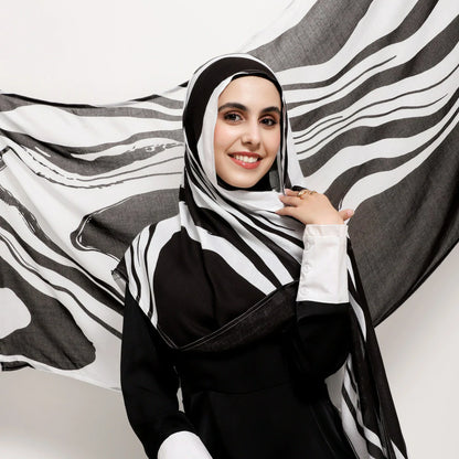 Zebra print hijab