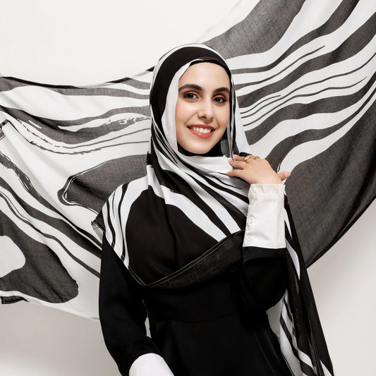 Zebra print hijab