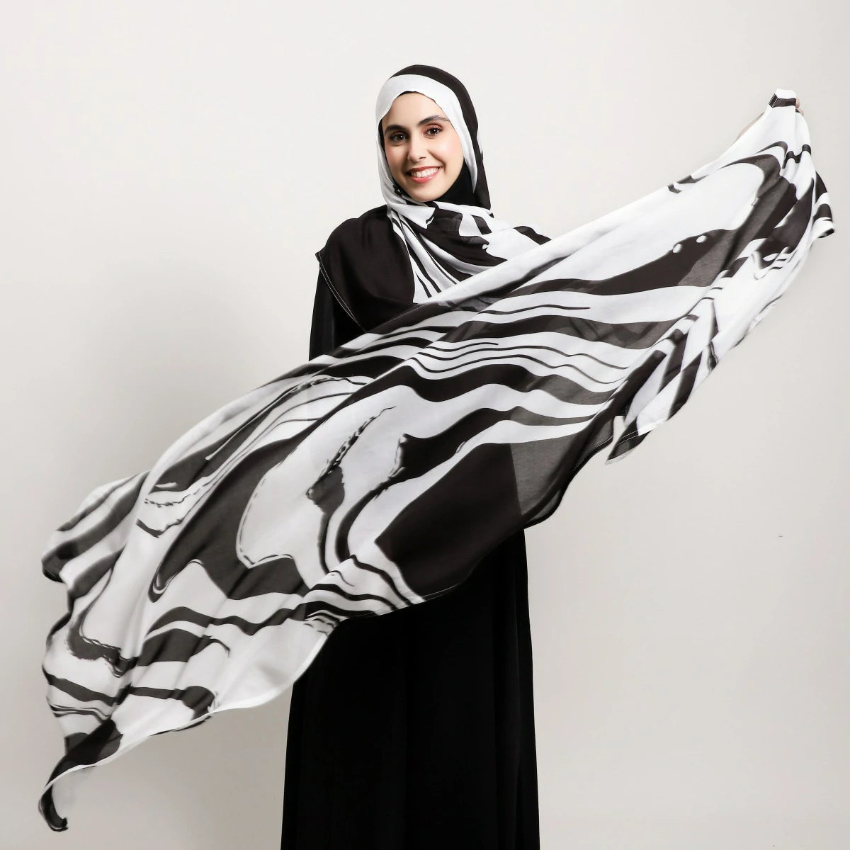 Zebra print hijab