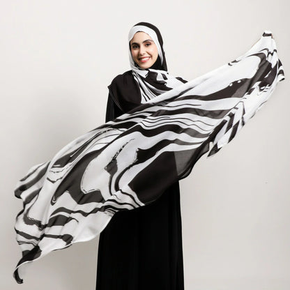 Zebra print hijab