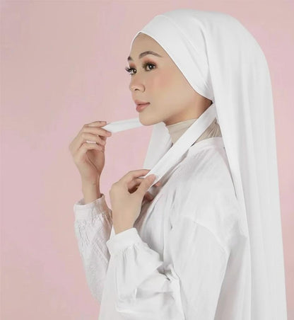 white hijab scarf