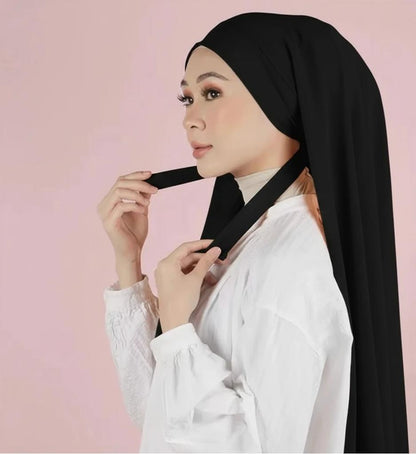 black hijab scarf