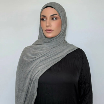 Gray Modal Hijab scarf