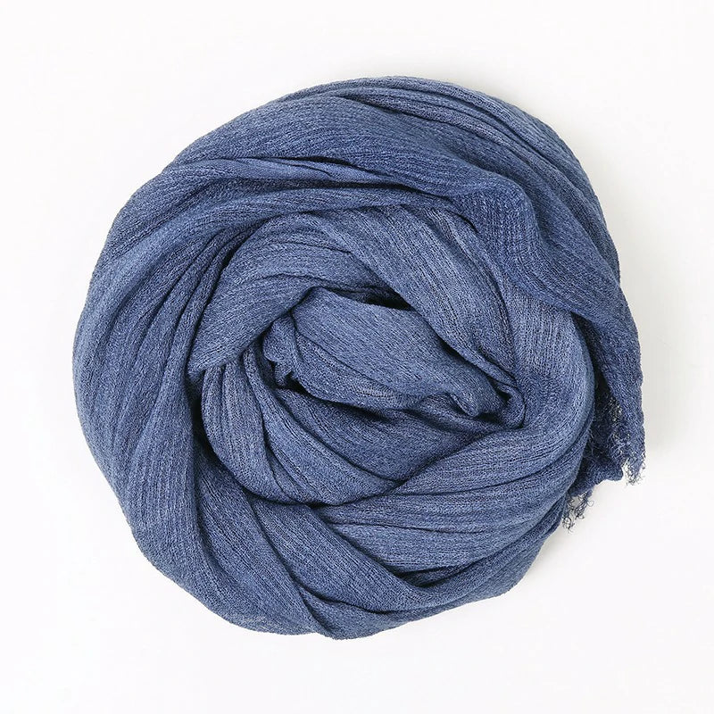 blue Modal Hijab scarf