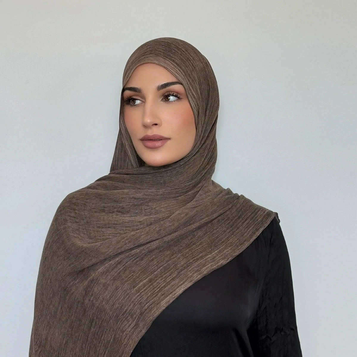 brown Modal Hijab scarf