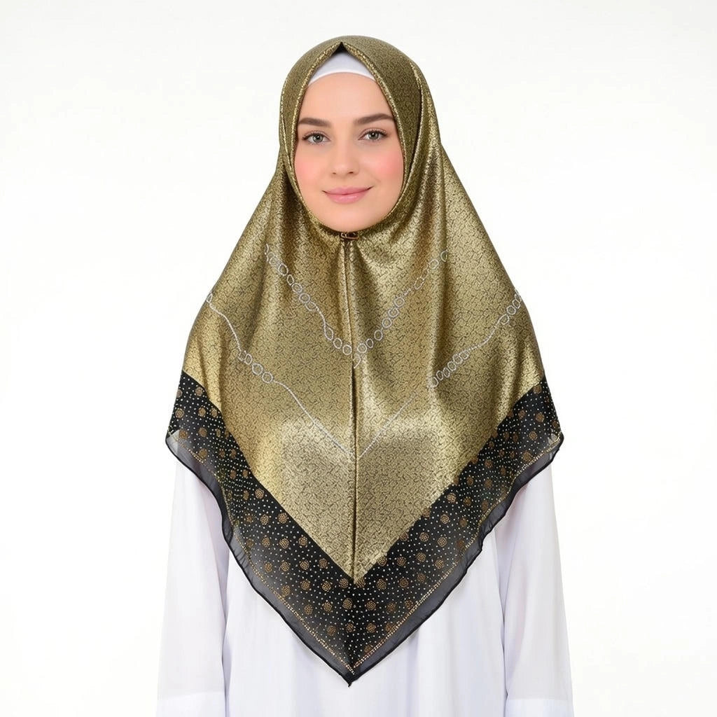 Wholesale Hot Rhinestone Rhinestone Hijab En Jersey Kalama Scarf Shawl