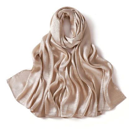 Wholesale Large Crocodile Print Satin Shawl Scarf for Women Hijab Lightweight