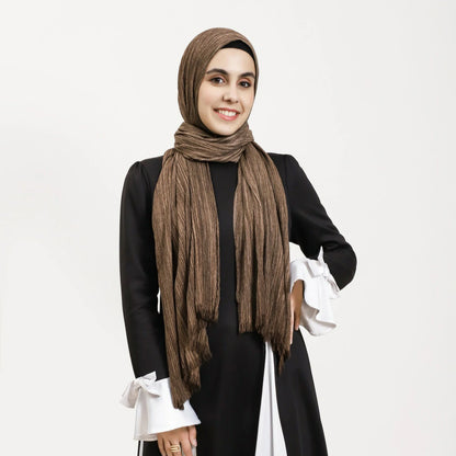 Wholesale Muslim Modest Fashion Cloud Dancer Jersey Hijab Viscose Scarf