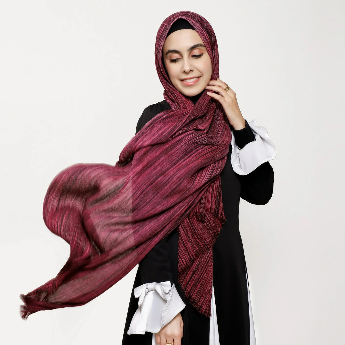 Wholesale Muslim Modest Fashion Cloud Dancer Jersey Hijab Viscose Scarf