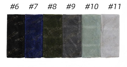 Wholesale Premium Pleated Glitter Hijab with Sparkle Dots