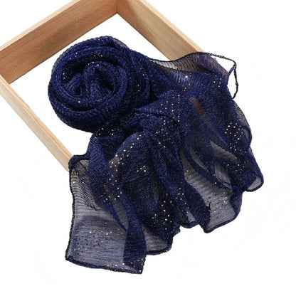 Wholesale Premium Pleated Glitter Hijab with Sparkle Dots