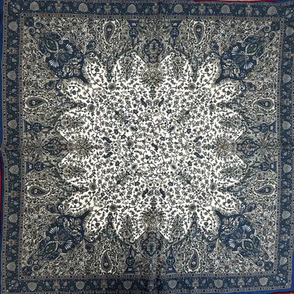 Wholesale Reversible Paisley Pocket Square Digital Printing Silk Scarf
