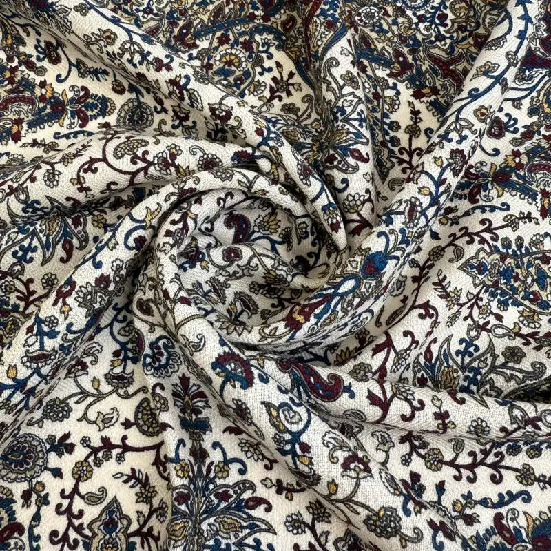 Wholesale Reversible Paisley Pocket Square Digital Printing Silk Scarf