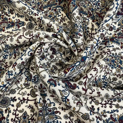 Wholesale Reversible Paisley Pocket Square Digital Printing Silk Scarf