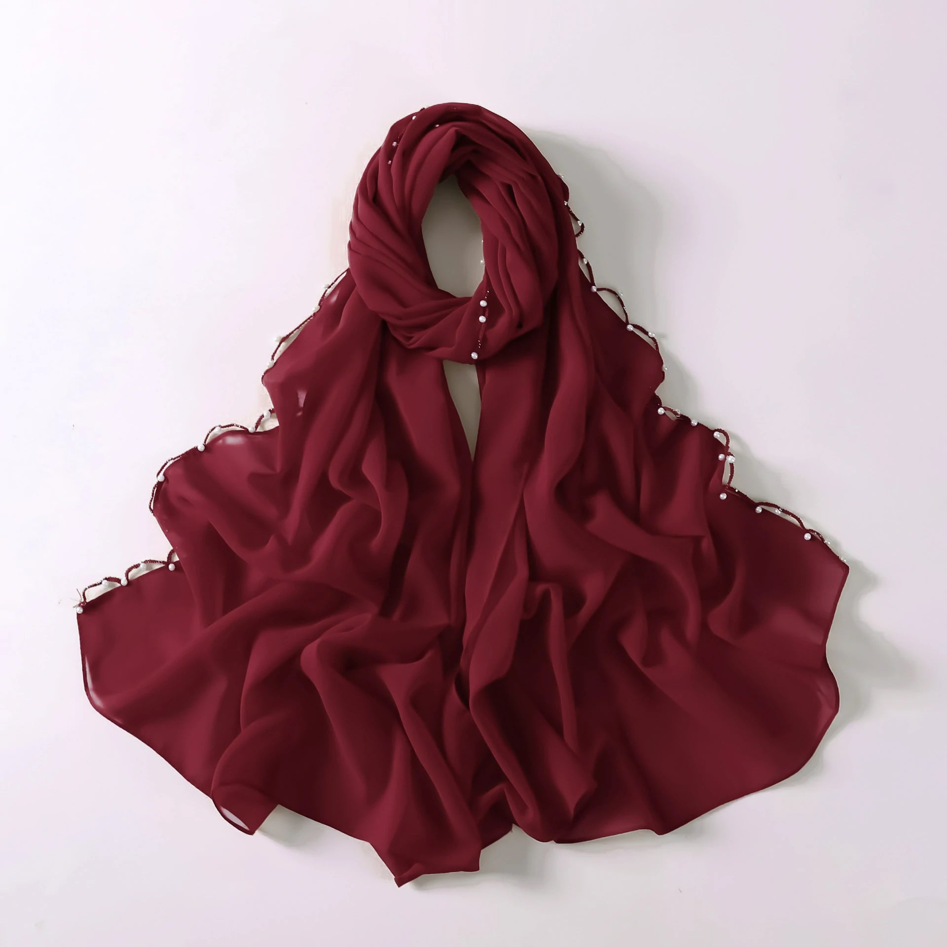 rad Wavy Edge Beaded Hijab