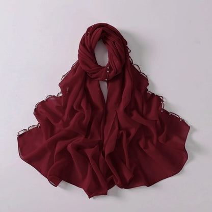 rad Wavy Edge Beaded Hijab