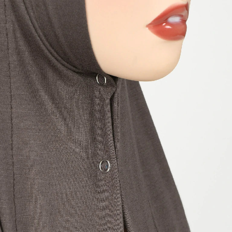 Wholesale Triangle Hijab Scarf with Metal Grommets Soft Jersey Headscarf for Women