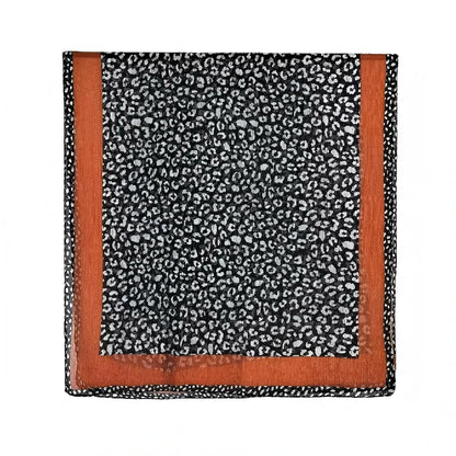 Wholesale Women's Leopard Print Pleated Crinkle Scarf Lightweight Hijab