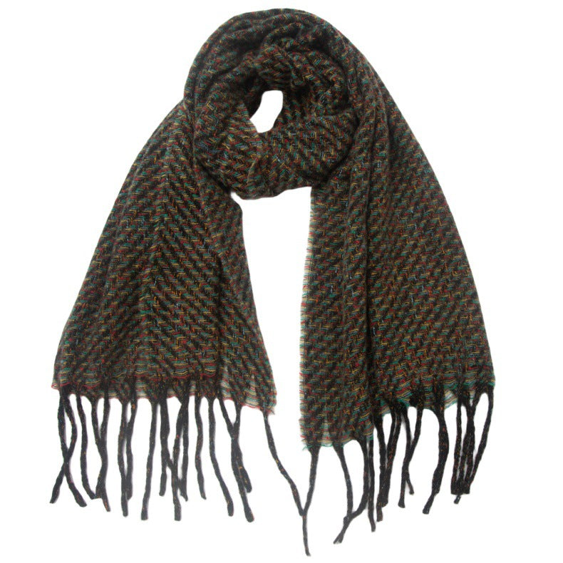 Thick Warm Knit Shawl Wrap