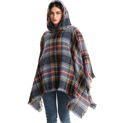 plaid shawl