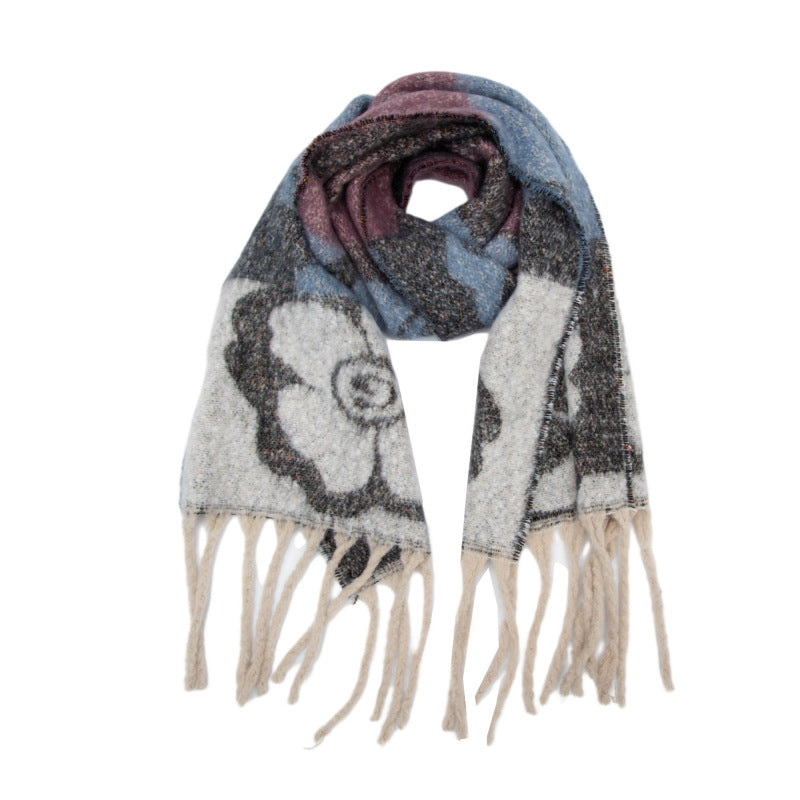 large plaid scarf