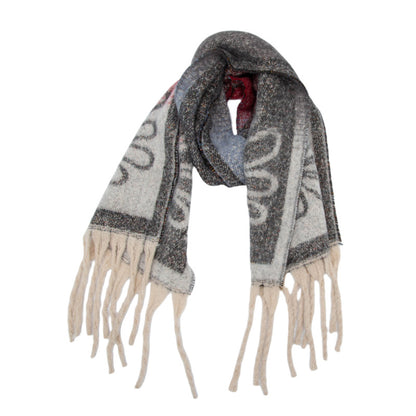 soft thick neck scarf