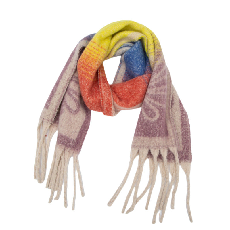 Warm Scarf Winter Soft Shawl Women