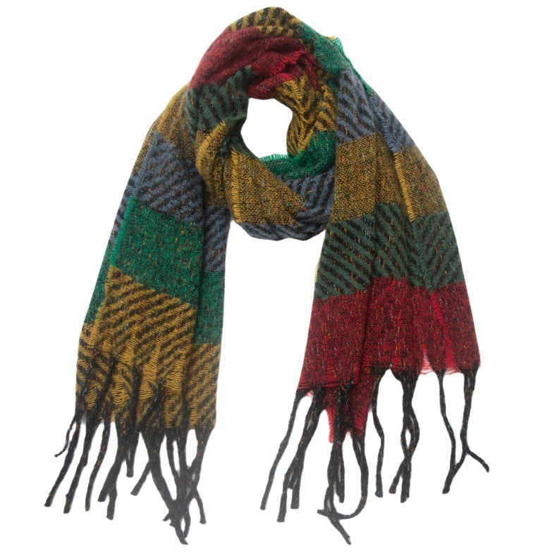 soft thick neck scarf