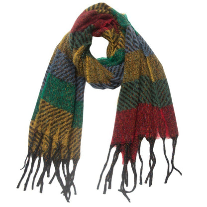 soft thick neck scarf