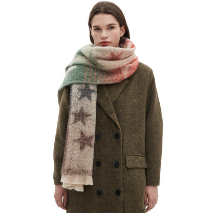 Vintage Long Large Oversized Warm Wrap Blanket 