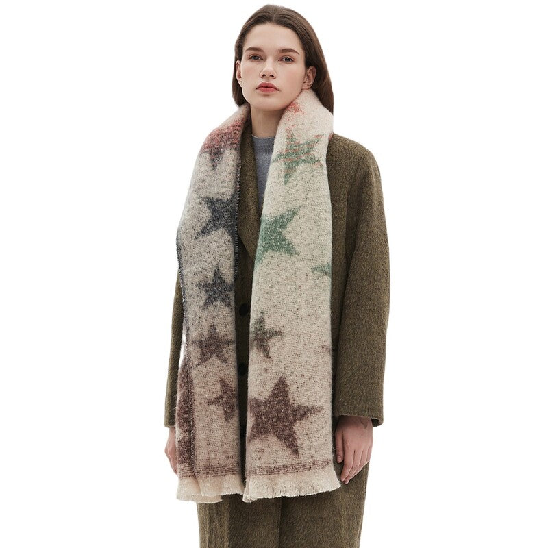 Women's Fall Winter Large Cashmere Feel Shawl
