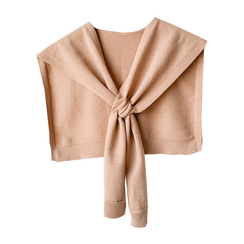 Versatile Women's Fashion Knitted Shawl Half Collars – Perfect for Layering